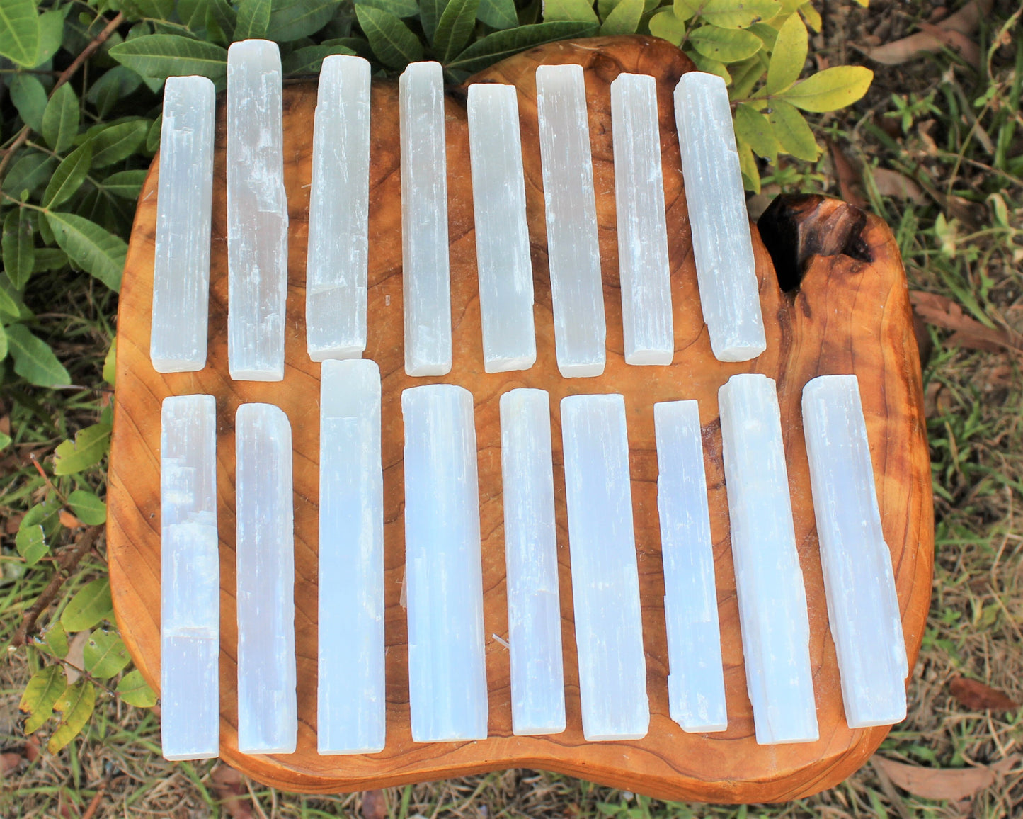 5 Inch Selenite Logs Crystal Sticks Wand