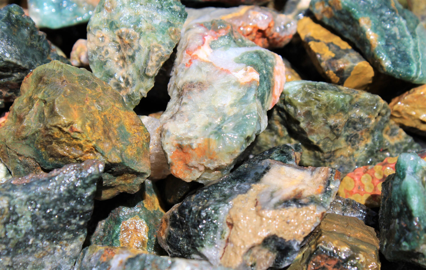 Sea Jasper Rough Natural Stones