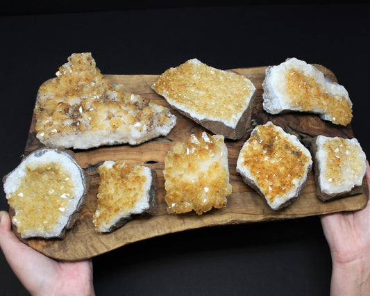 Large Citrine Cluster Crystal