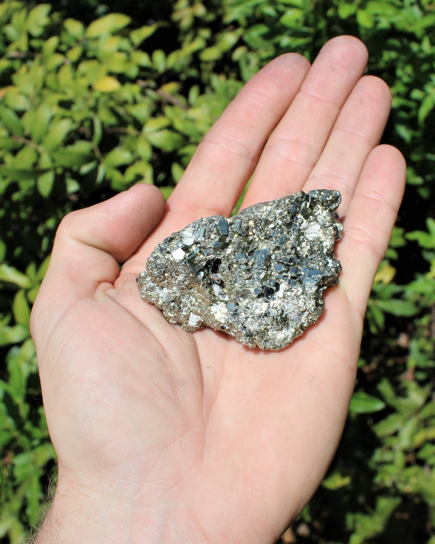 Rough Natural Pyrite Crystal Cluster Pieces