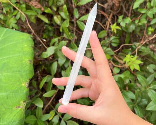 Selenite Crystal Wand