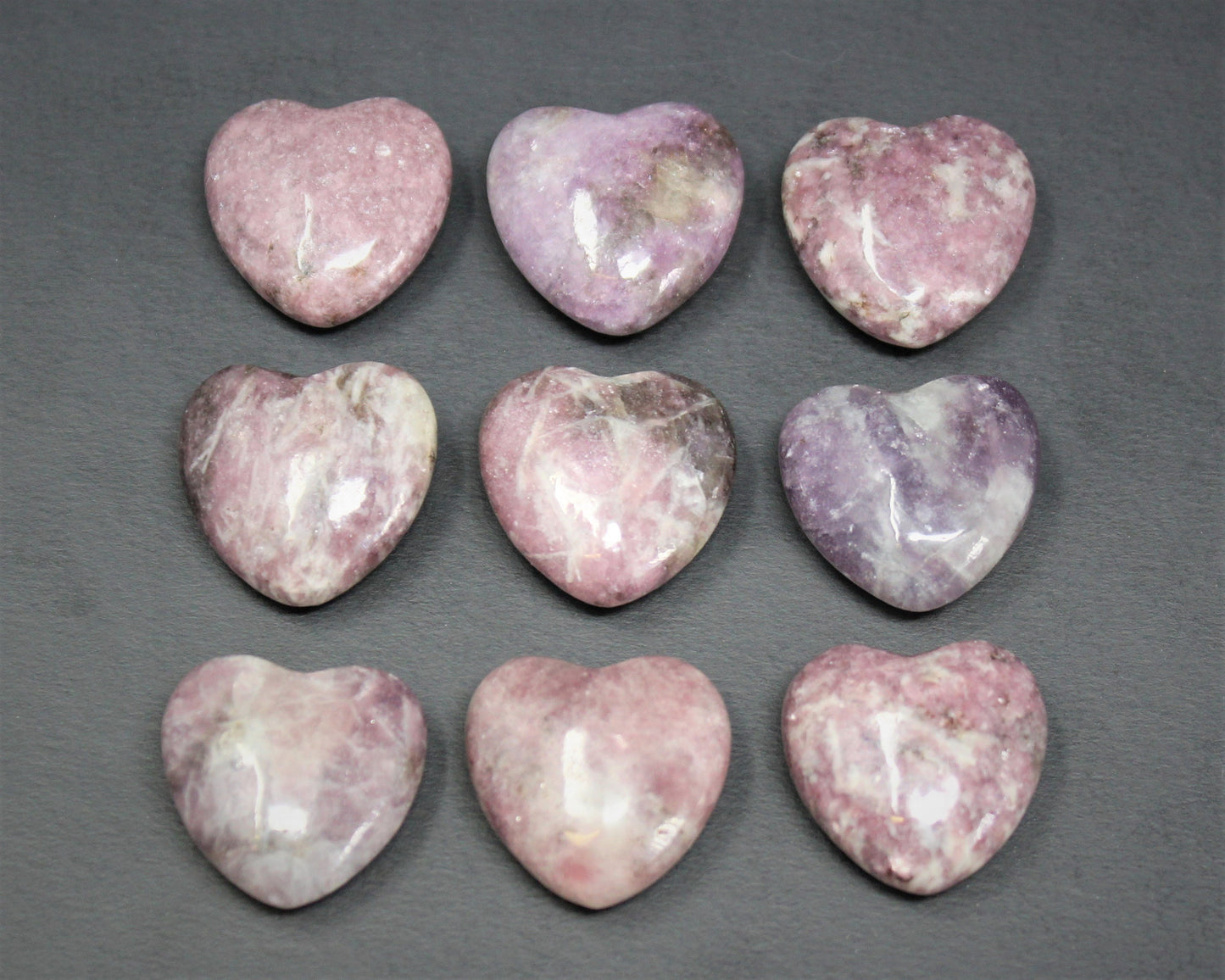 Lepidolite Carved Puffed Gemstone