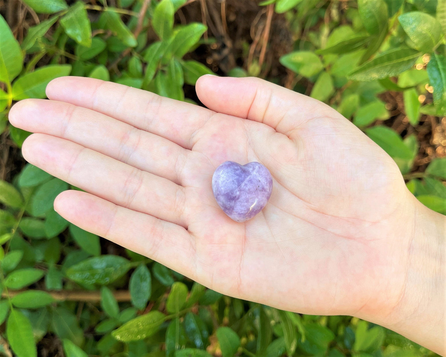 Lepidolite Carved Puffed Gemstone