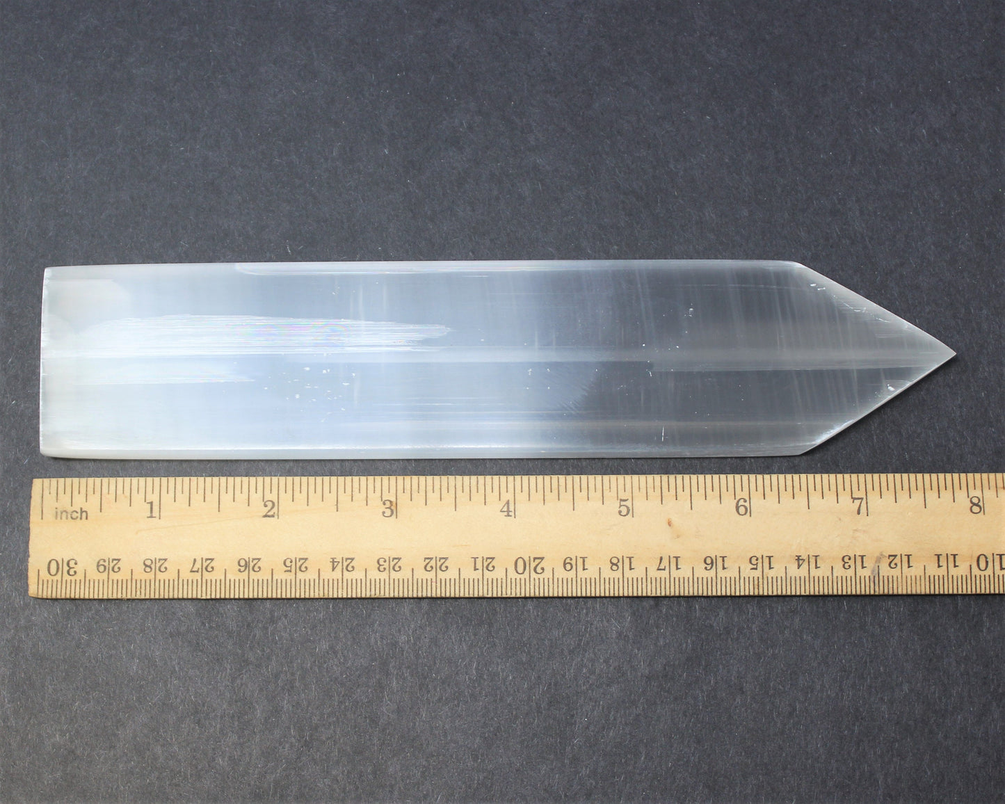 8 Inch Polished Selenite Crystal Plate