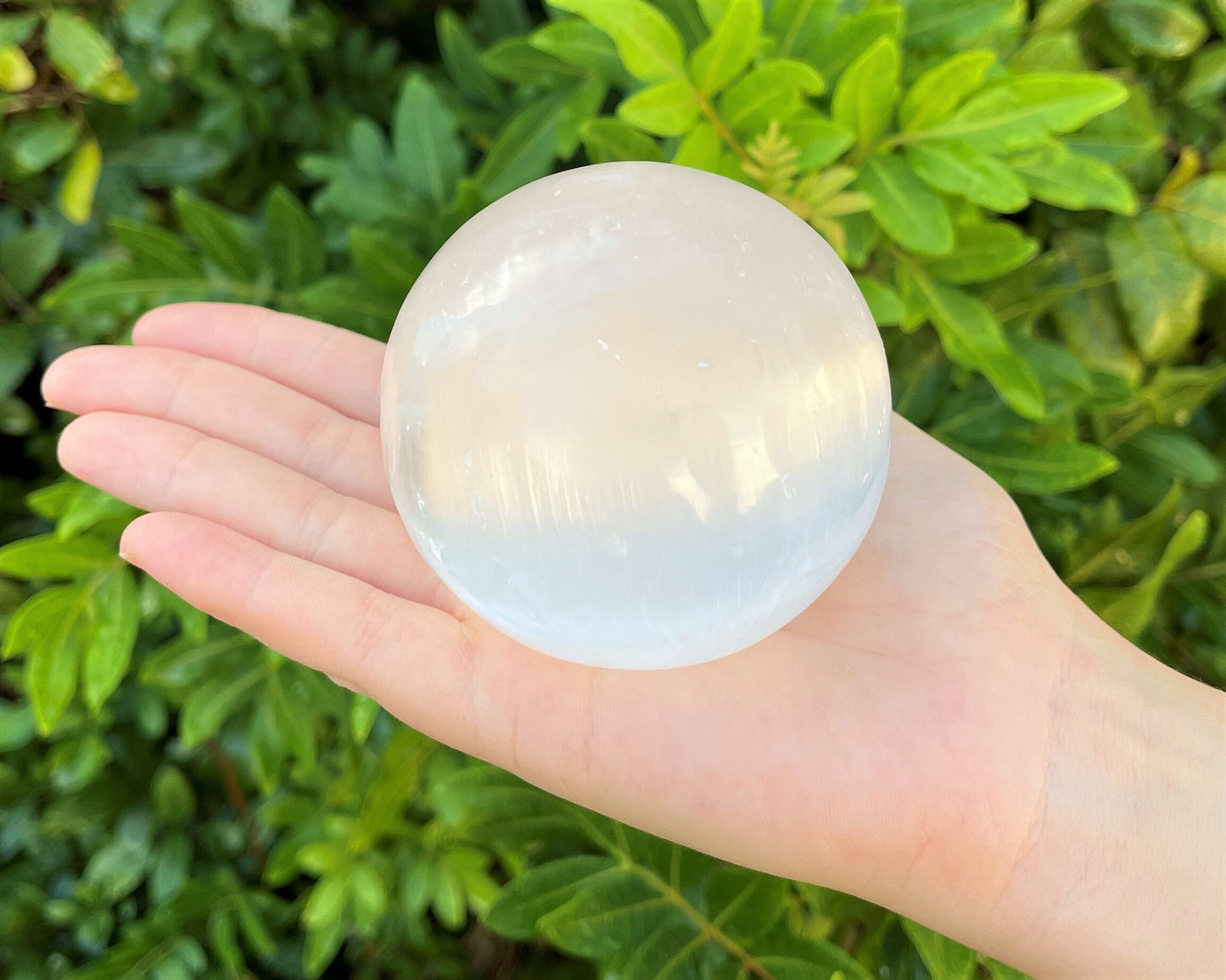 Jumbo Selenite Crystal Sphere