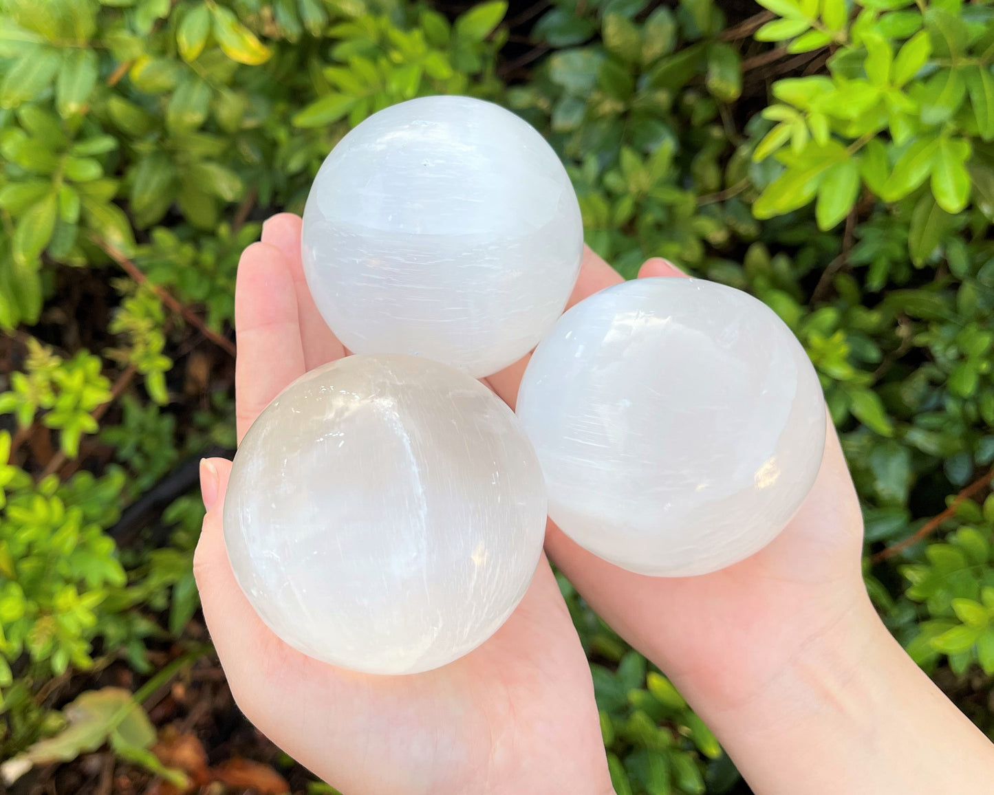 Jumbo Selenite Crystal Sphere