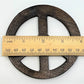 Carved Wooden Peace Sign