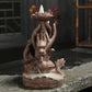 Dragon Palm Aromatherapy Waterfall Incense Burner-With 20 Cones