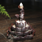 Lotus Aromatherapy Waterfall Incense Burner For Gift, Home And Office 20 Cones