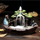 Fisherman Aromatherapy Waterfall Incense Burner With 20 Cones