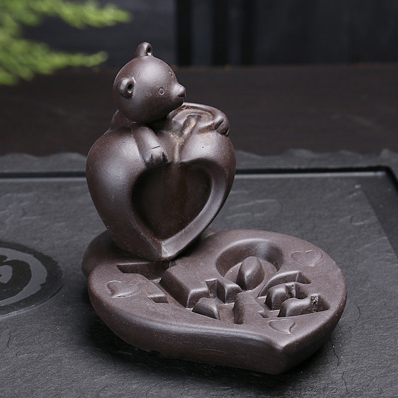 Bear Corset Aromatherapy Waterfall Incense Burner