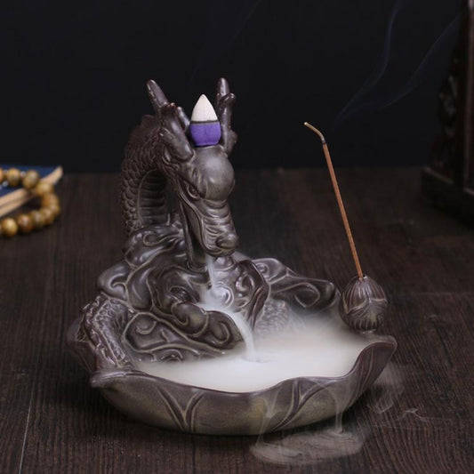 Aromatherapy Waterfall Incense Burner-With 20 Cones