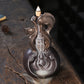 Decoration Fish and Waterfall Backflow Incense Burner With 20Pcs