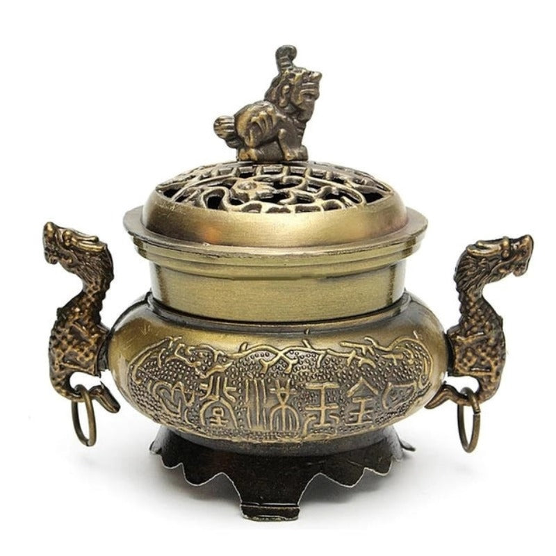 Aromatic Burner With Double Dragon