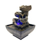 5-Step Tabletop Fountain With LED Lights